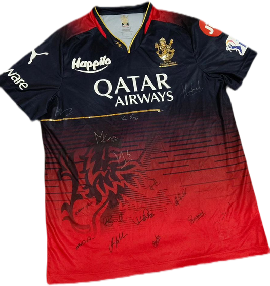 RCB 2024 Squad Hand-Signed Jersey