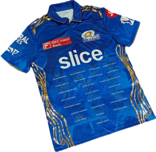 Mumbai Indians 2023 Squad Signed Jersey