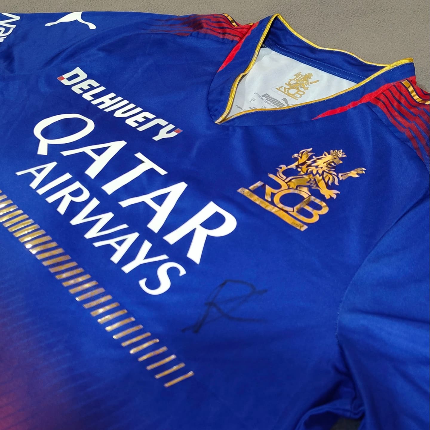 Royal Challengers Bangalore 2024 Squad Hand-Signed Jersey